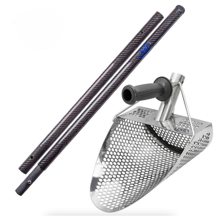 CKG 11 x 8 Stainless Beach Sand Scoop and Carbon Handle