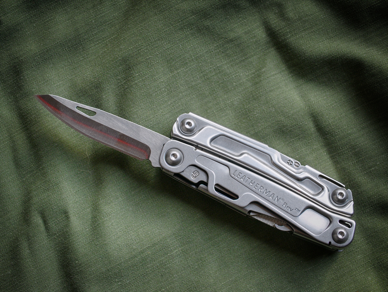 Leatherman Rev stainless steel 14-tool multi-tool, exact model