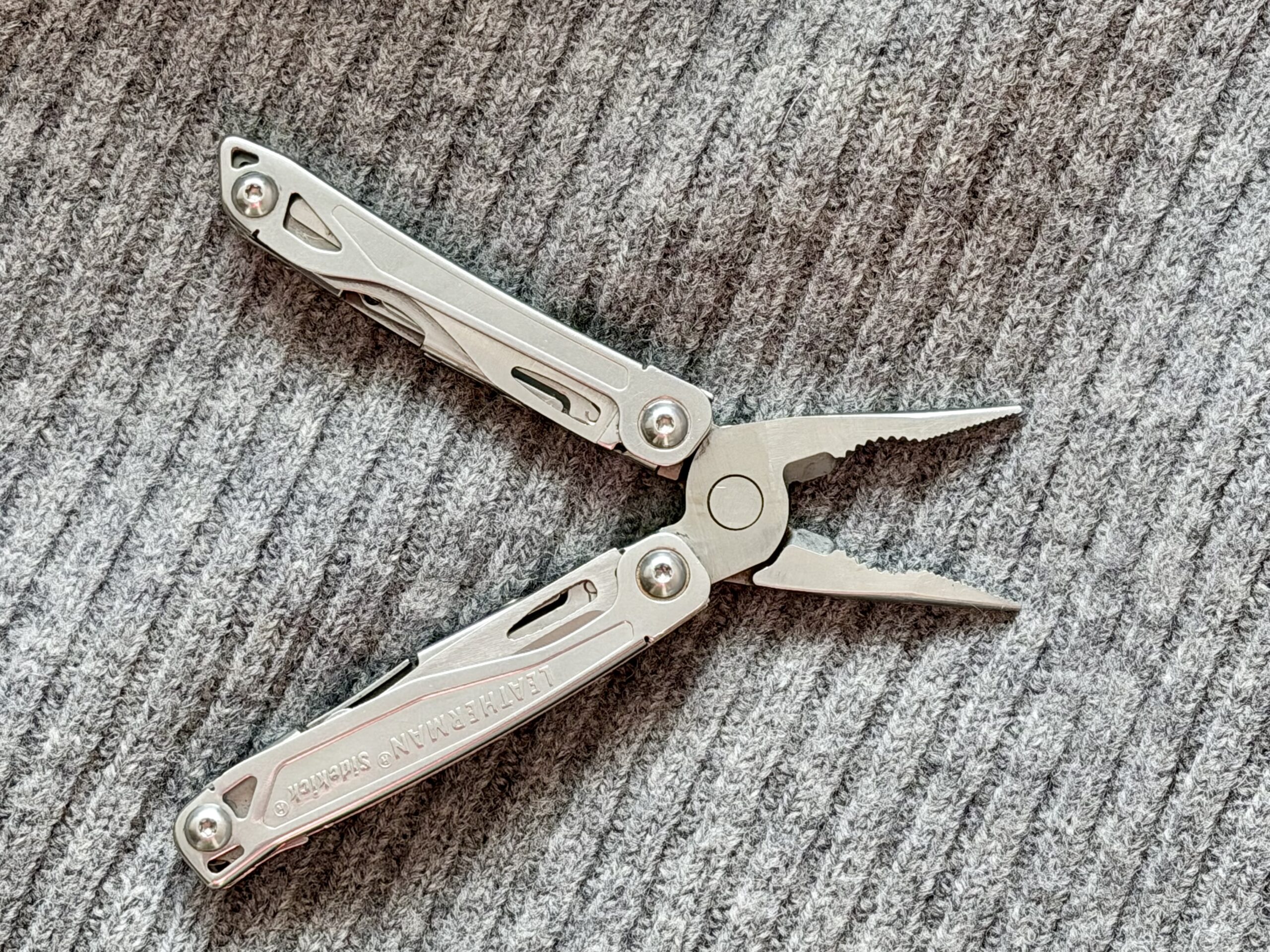 Leatherman Sidekick multi-tool, exact model with saw unfolded