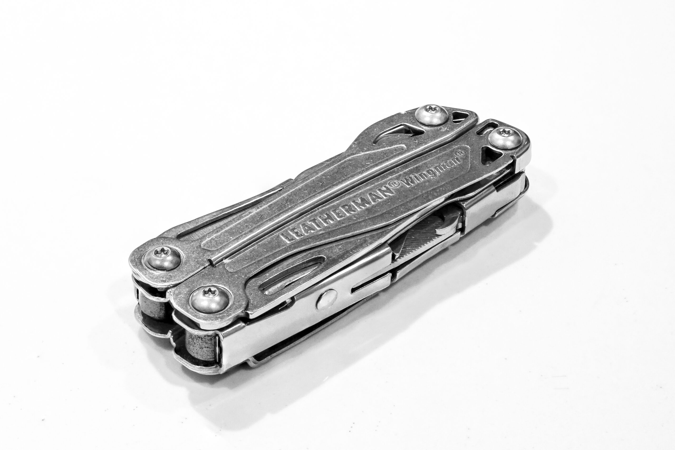 Leatherman Wingman multi-tool folded, exact product photograph