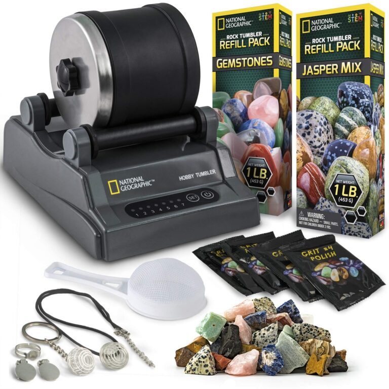 National Geographic Hobby Rock Tumbler Bundle