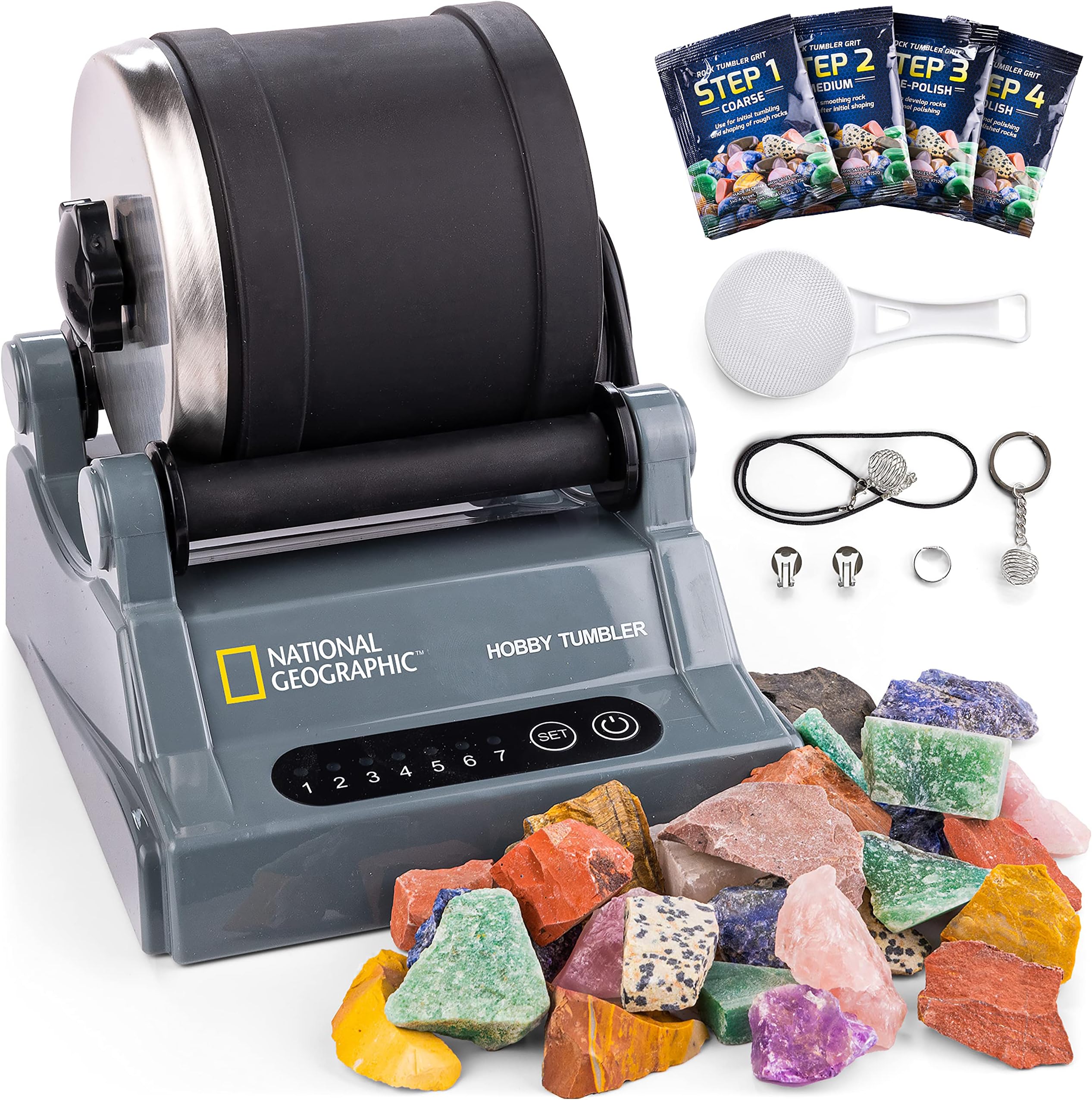 National Geographic Hobby Rock Tumbler Kit — original Hobby edition — WordPress Media Library product photograph