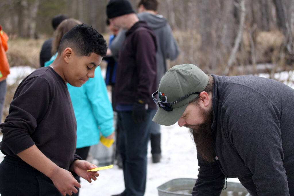 Gold panning field activity reference